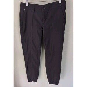 Stio Pants Womens Sz 8R Gray Hiking Trek Stretch Nylon Softshell Outdoor Joggers